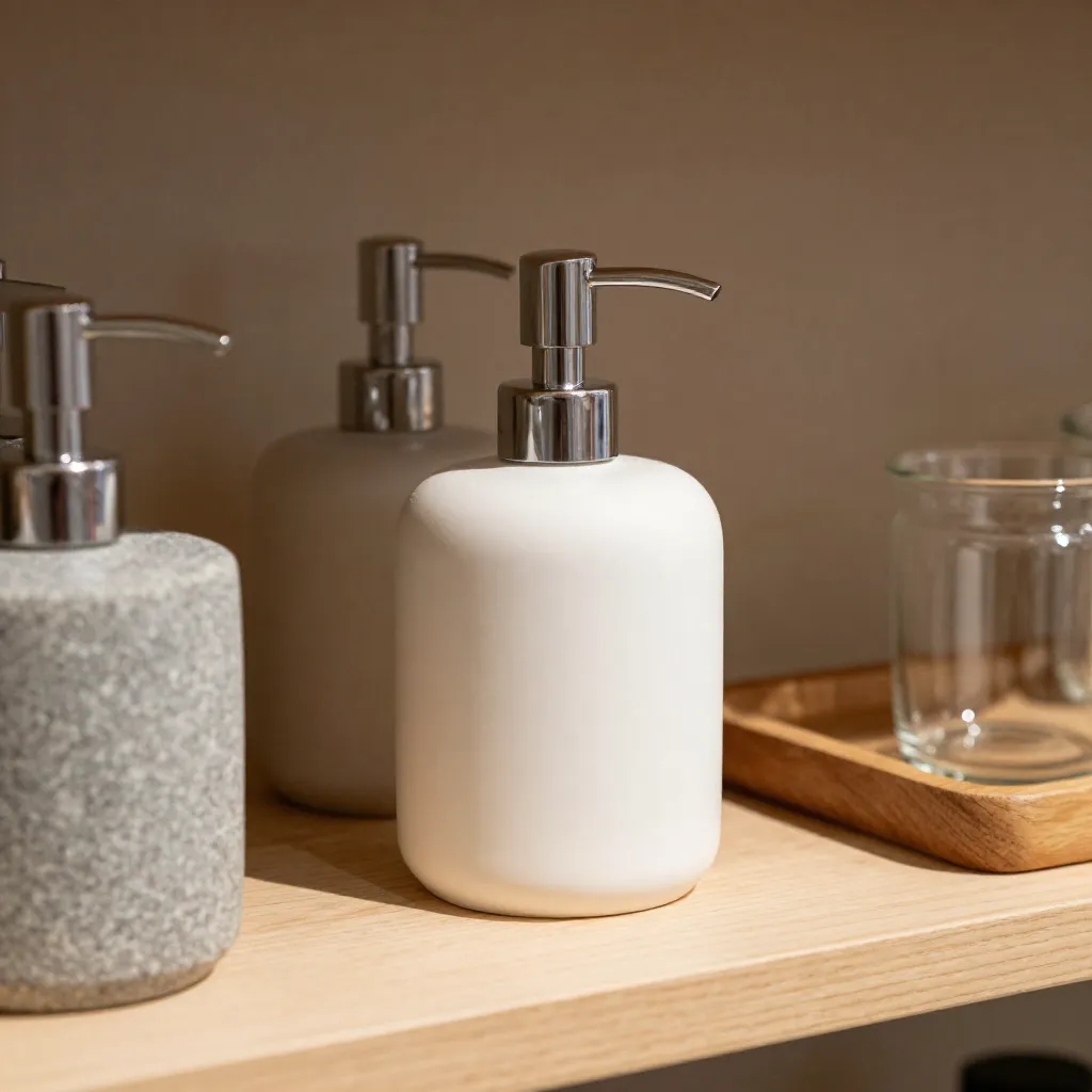 Jarrón de cristal translúcido