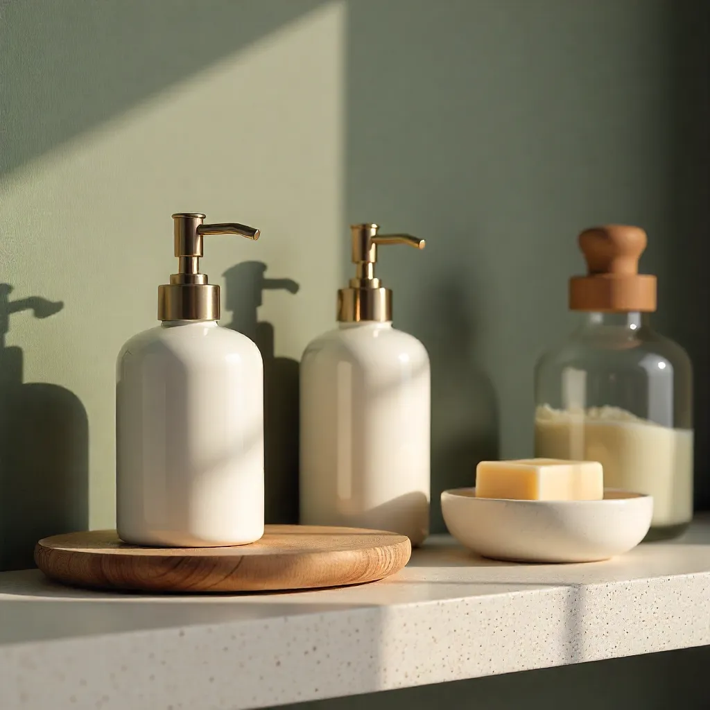 Ambiente tipo spa con decoración zen